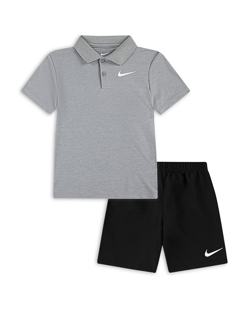 Boys' Dri-fit Polo Top & Shorts Set - Little Kid