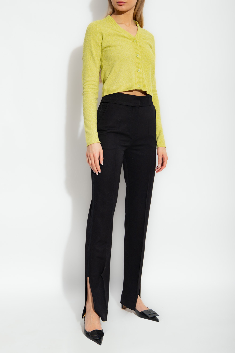 ‘Tibau’ Pleat-front Trousers, Women's, Black