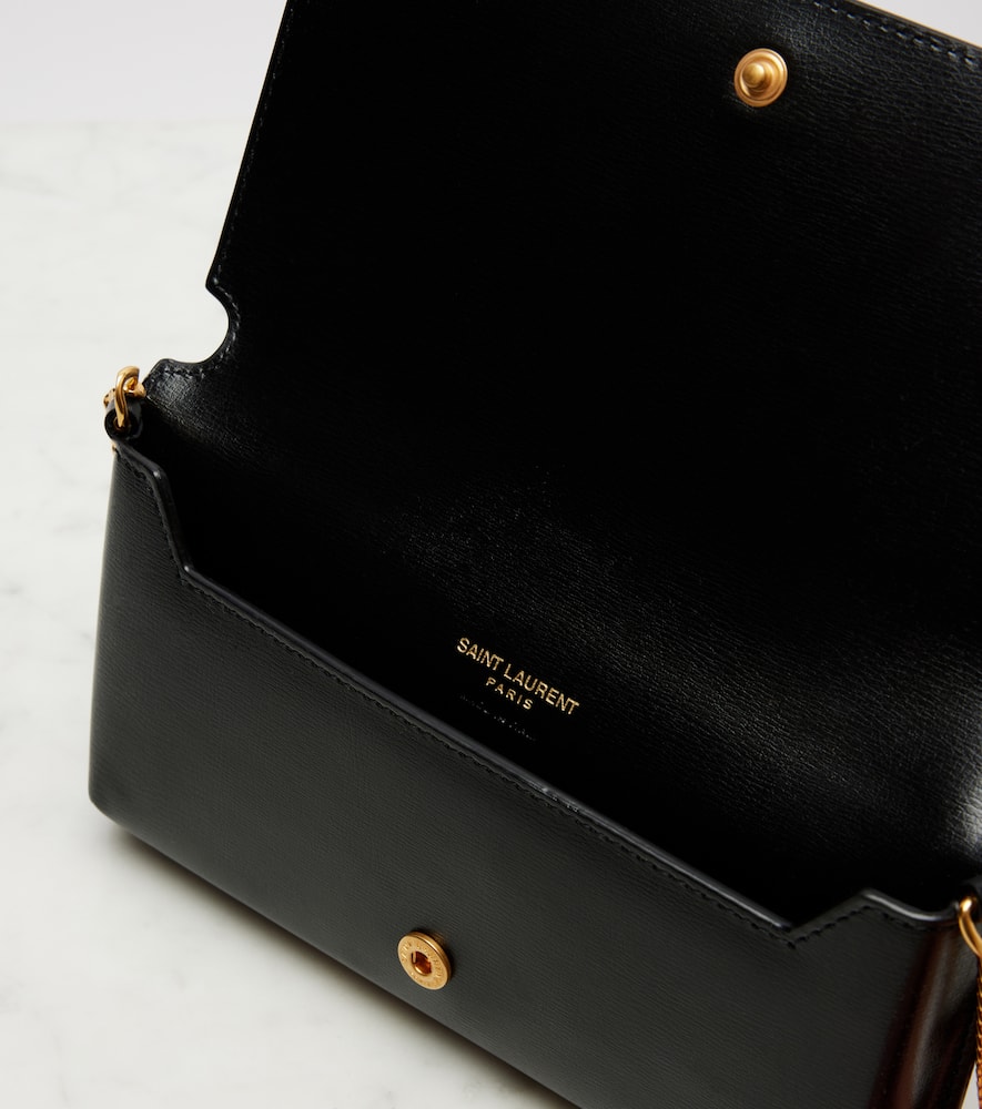 Cassandre leather phone pouch