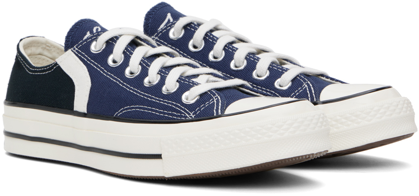 Navy Chuck 70 Archival Stripes Low Top Sneakers