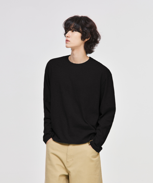 Cropped Long Sleeve T-Shirt