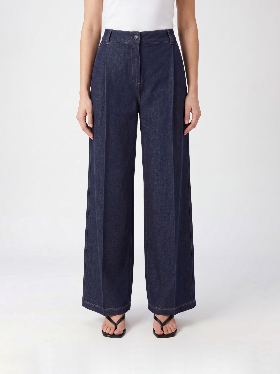 Pants Woman color Blue