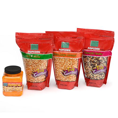 Classic Popcorn Variety Pack with Real Theater Oil