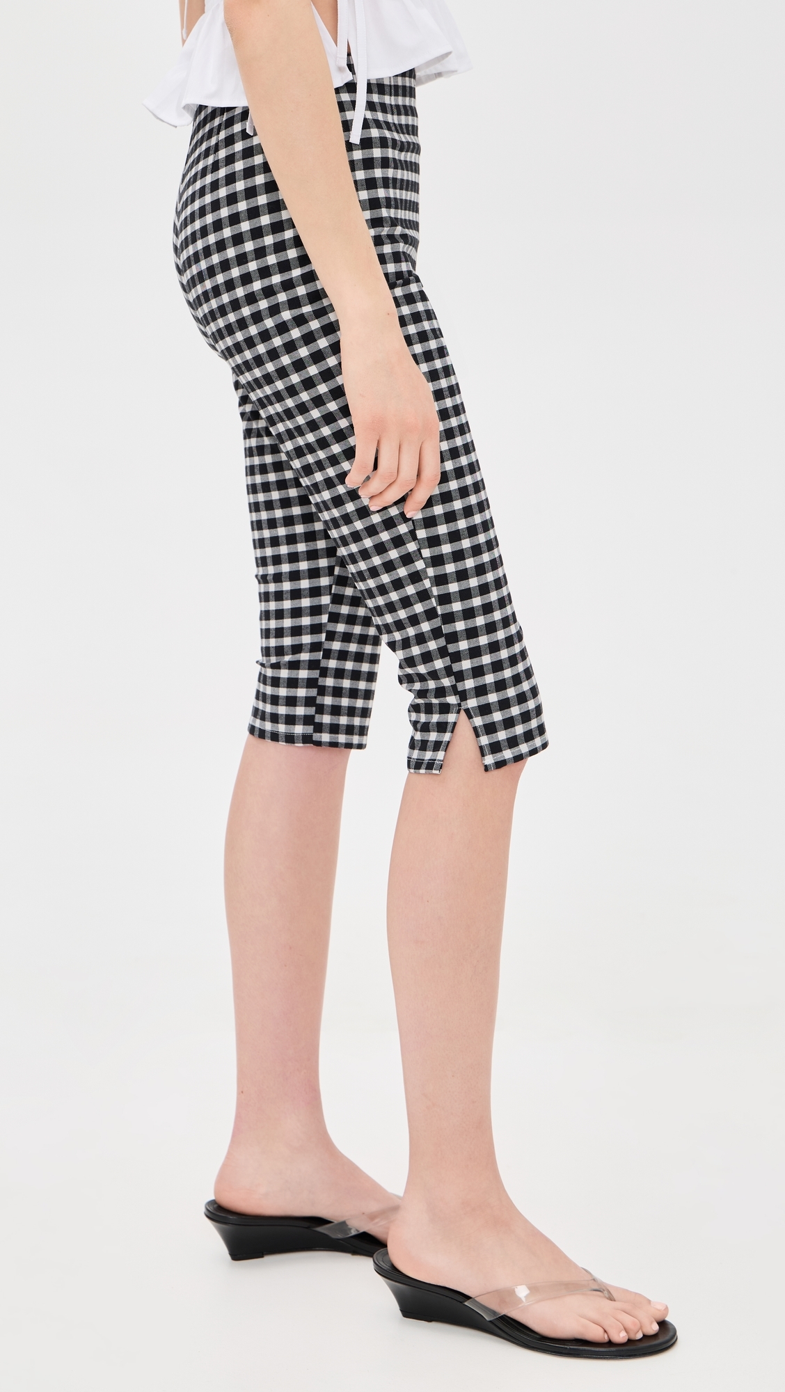 Chiara Capri Pants Black/White