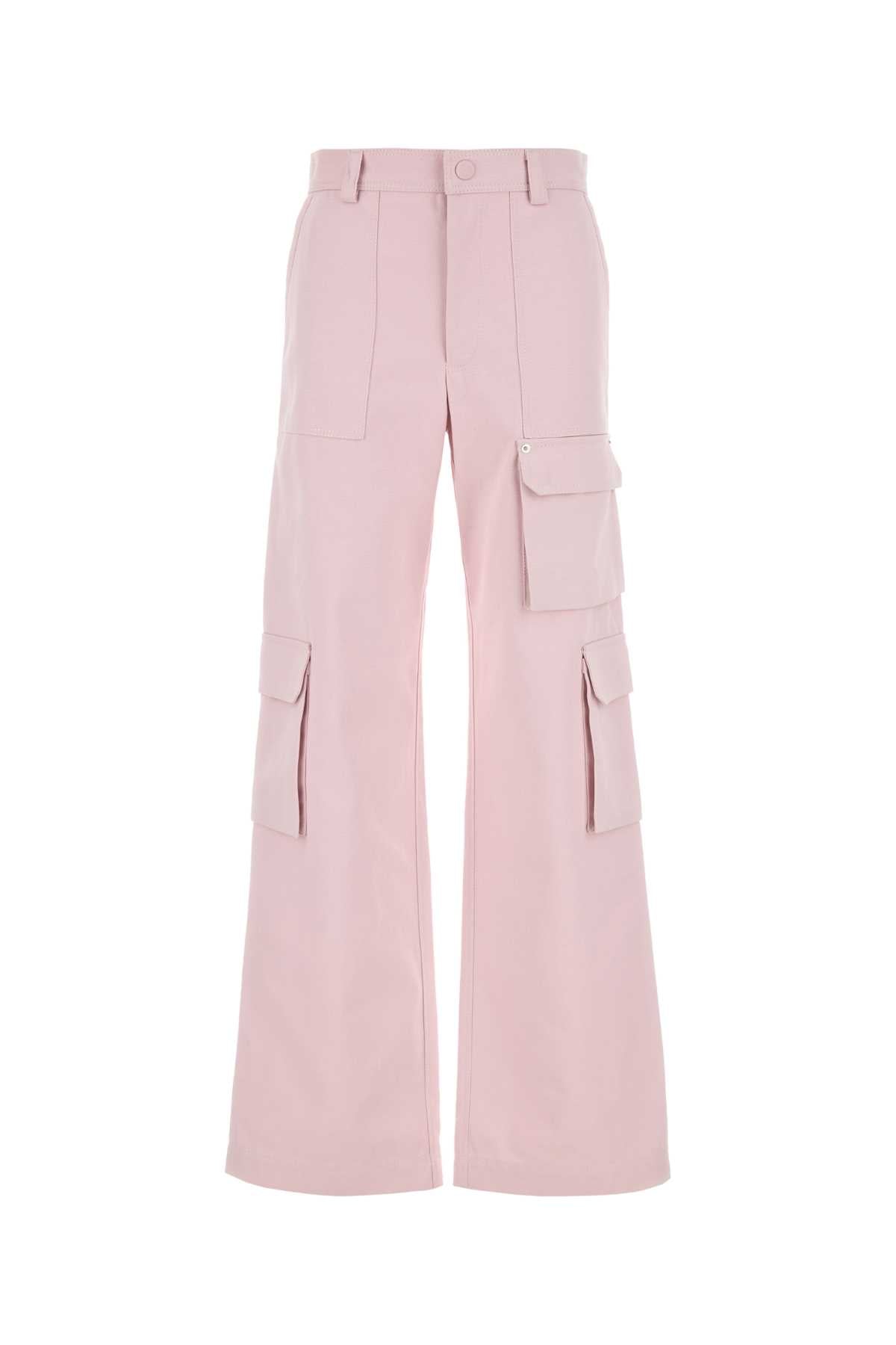 Cotton Cargo Cargo Pants — Pink