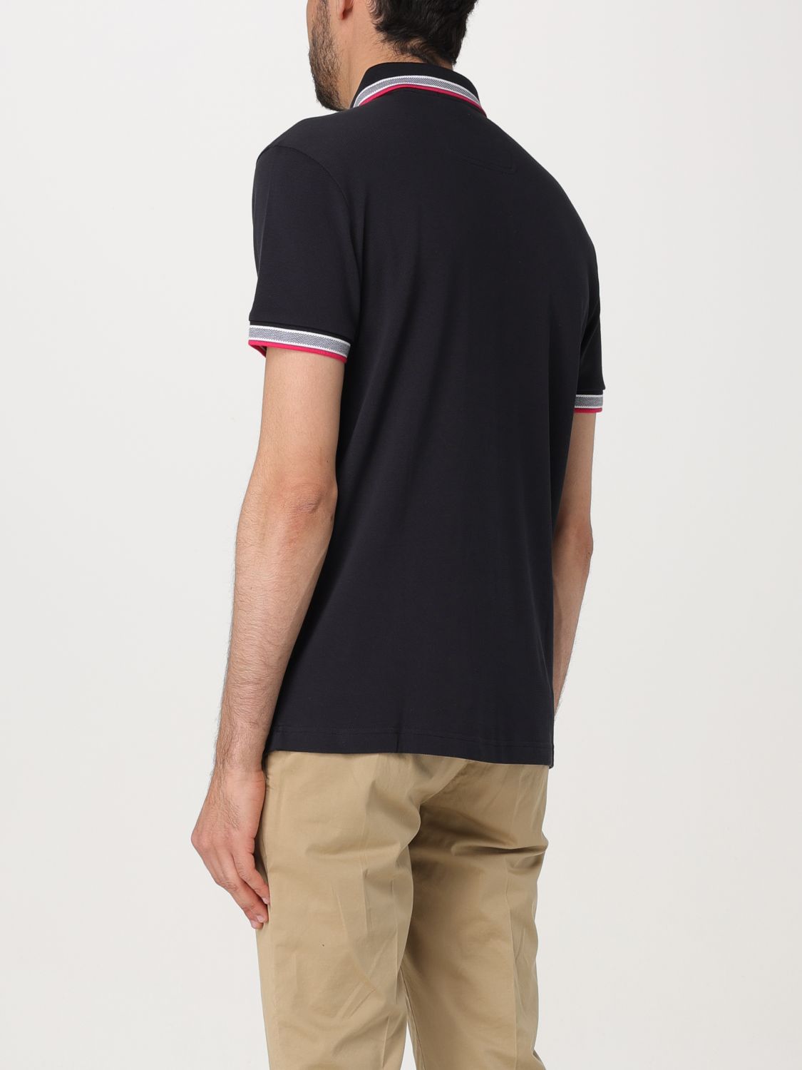 Polo Shirt Men color Black