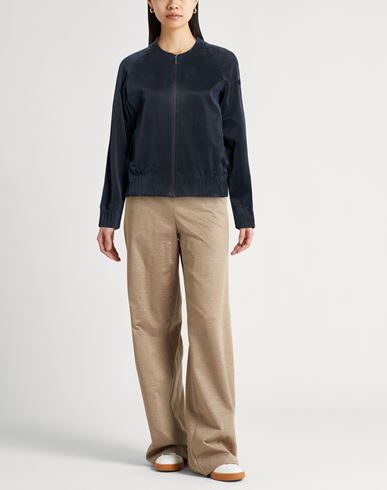 Woman Jacket Midnight blue Size 2 Cupro, Elastane