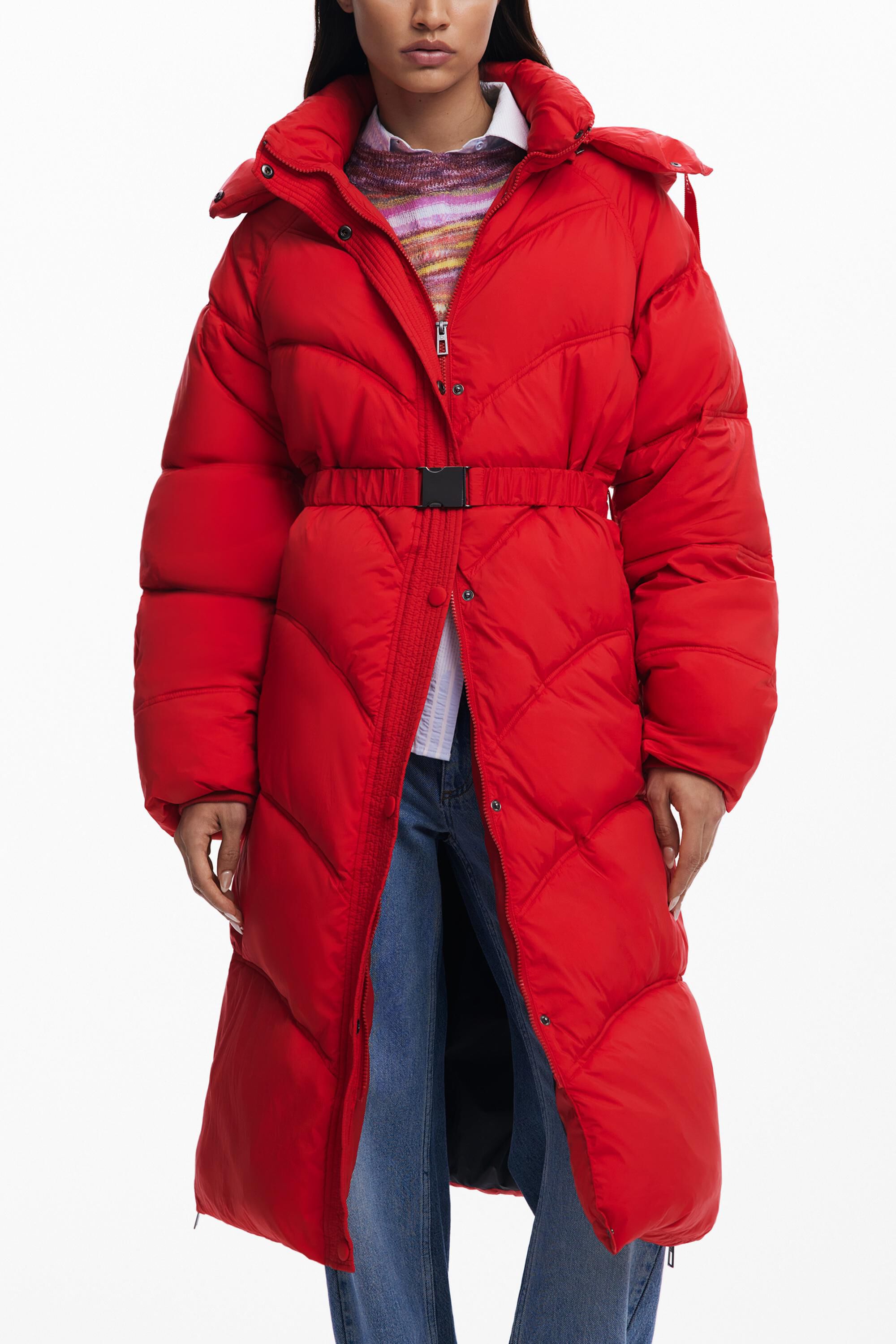 Long padded coat