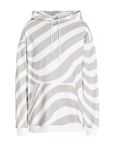 Striped Organic Cotton Sweatshirt Man Sweatshirt White Size L Organic cotton