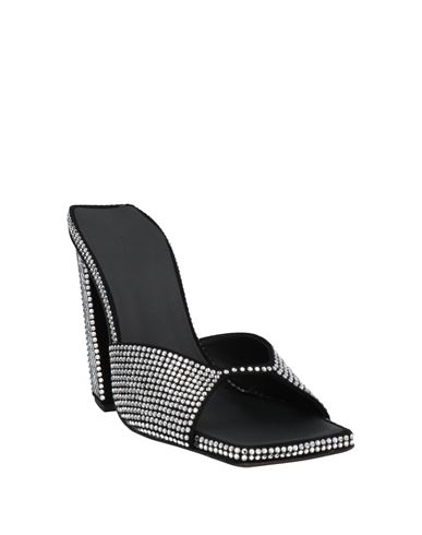 Woman Sandals Black Size 11 Leather