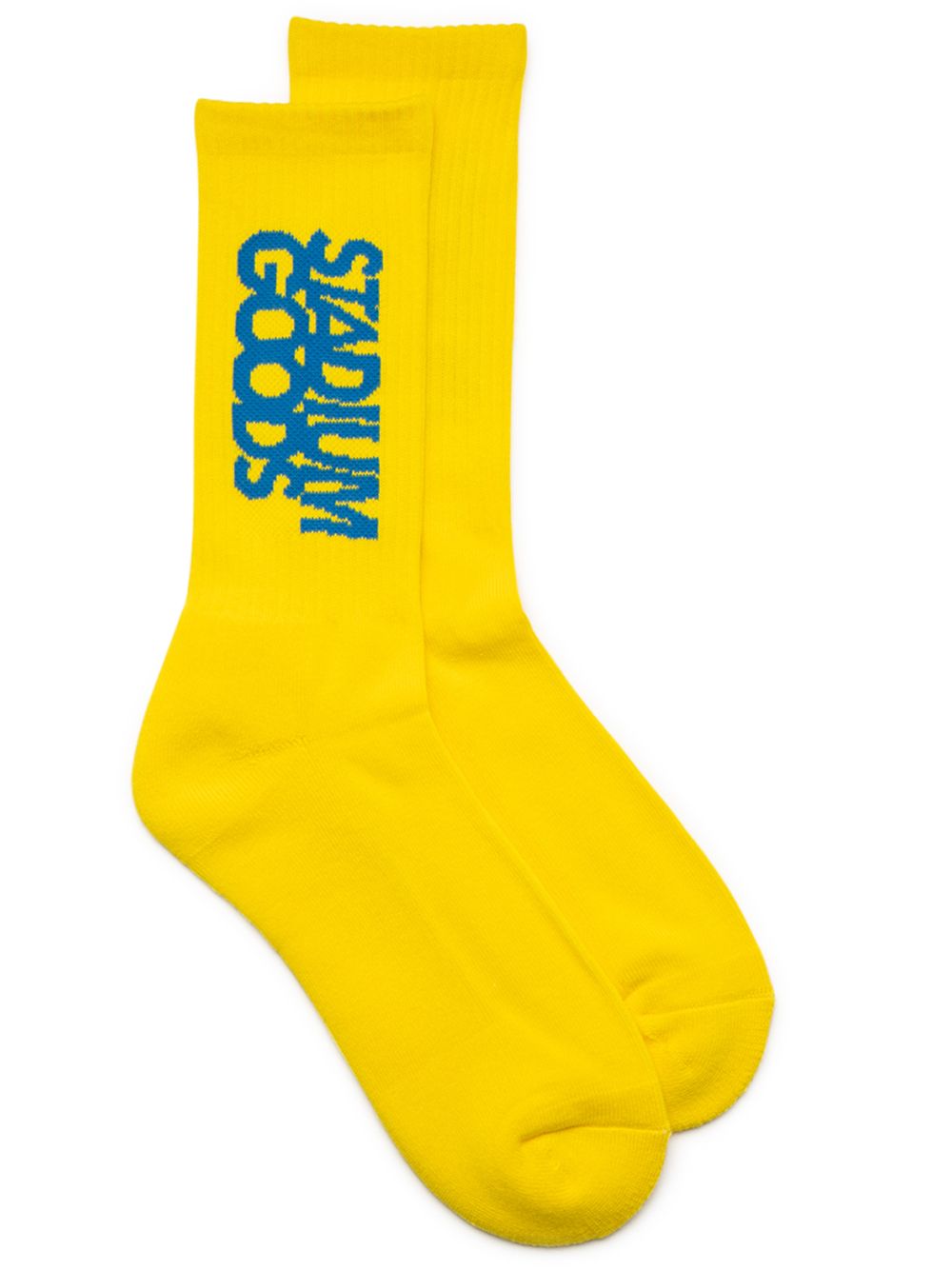 Logo "Cal" crew socks - Yellow