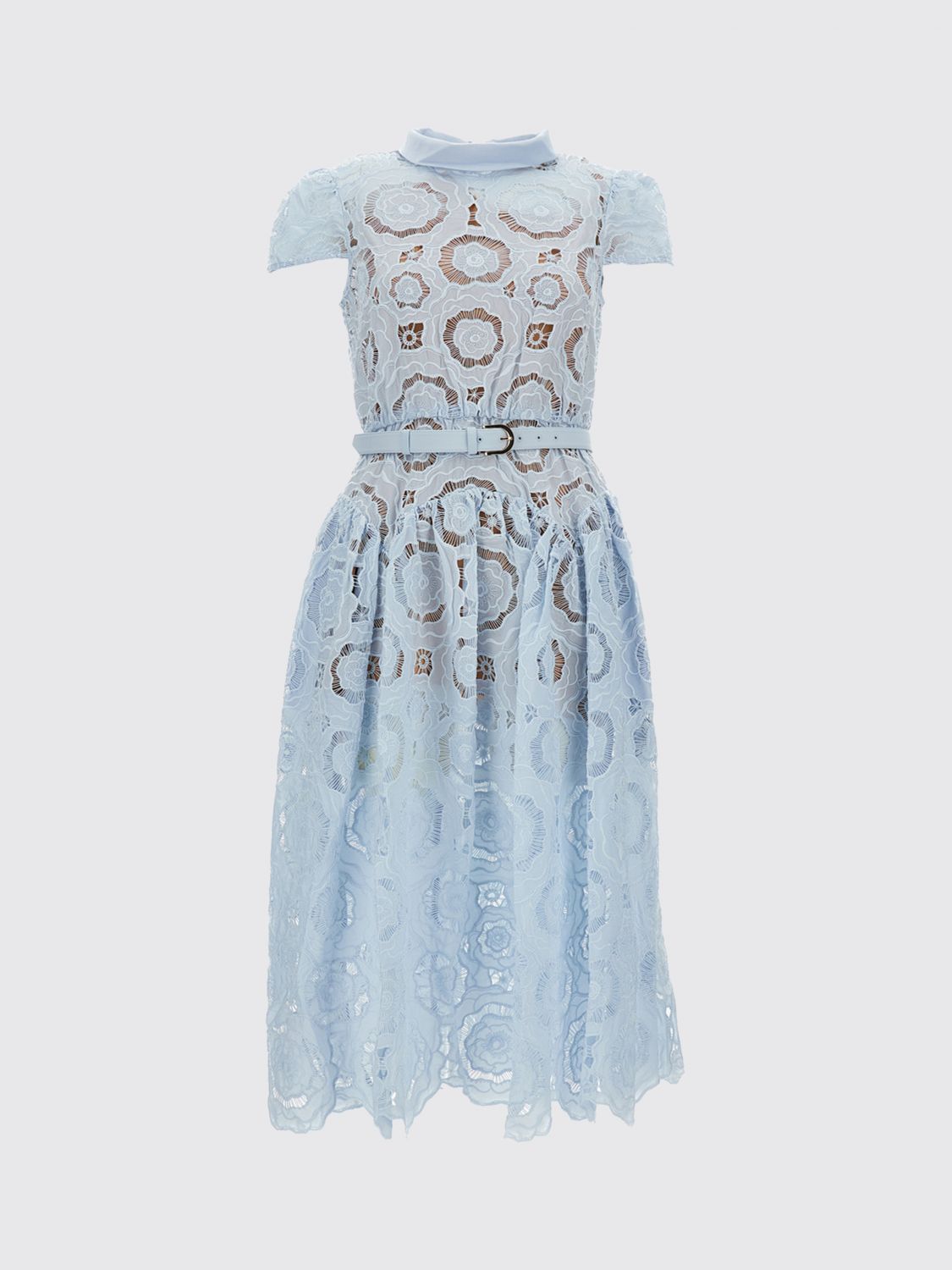 Floral Lace Midi Dress