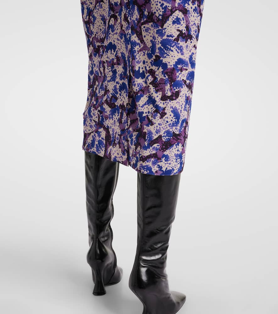 Floral pencil skirt