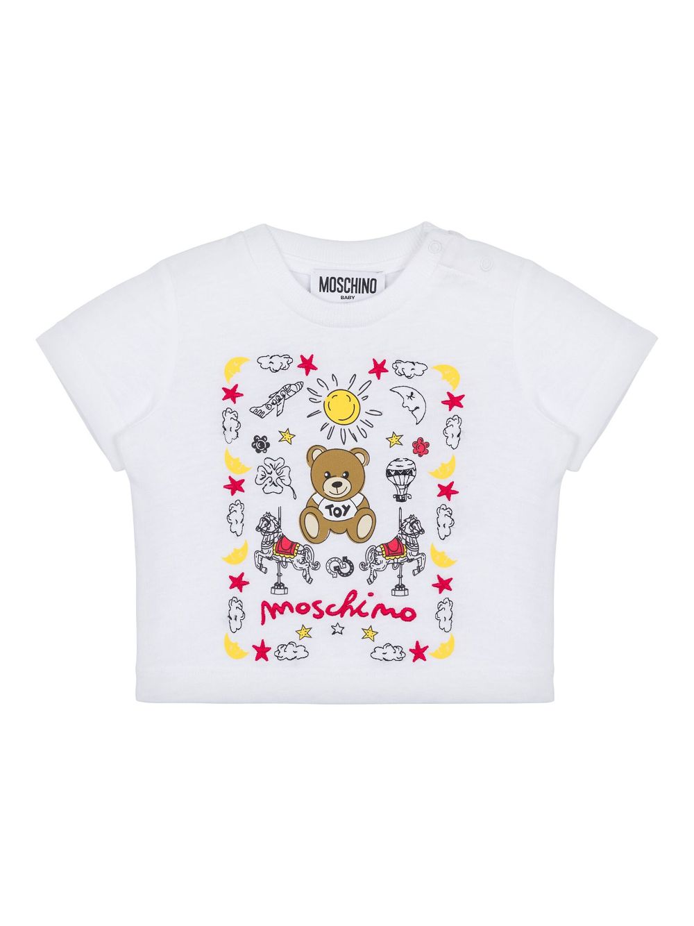 Embroidered T-shirt - White
