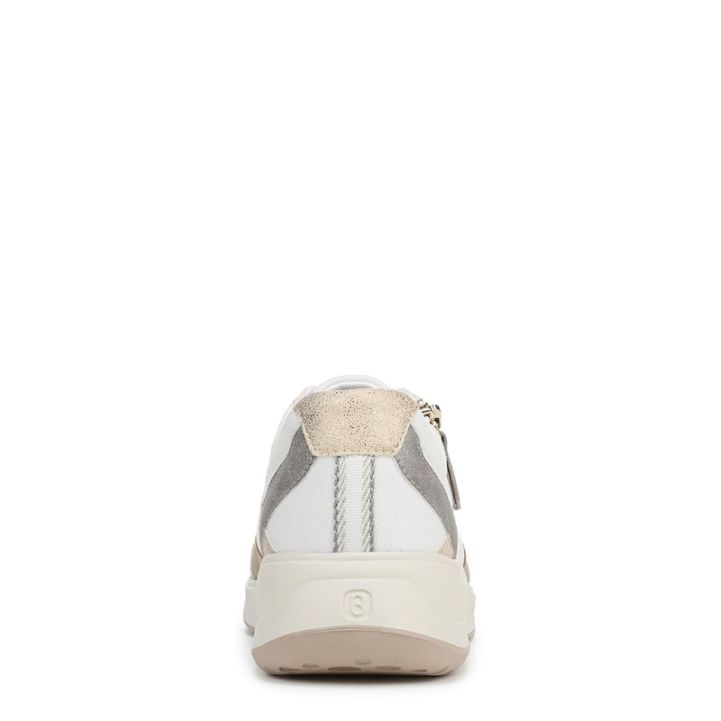 Women's Team Player Slip On Sneakers (White Multi Faux Leather)