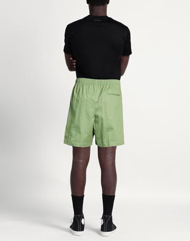 Man Shorts & Bermuda Shorts Sage green Size 30 Cotton