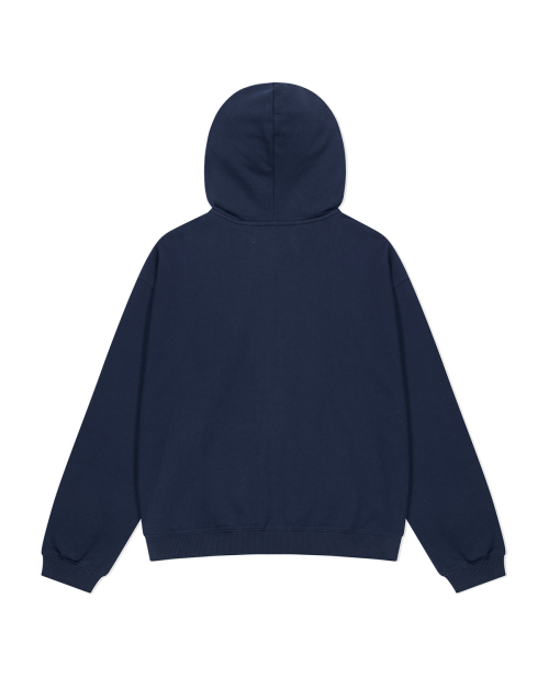 ART APPLIQUE HOODIE ZIP UP