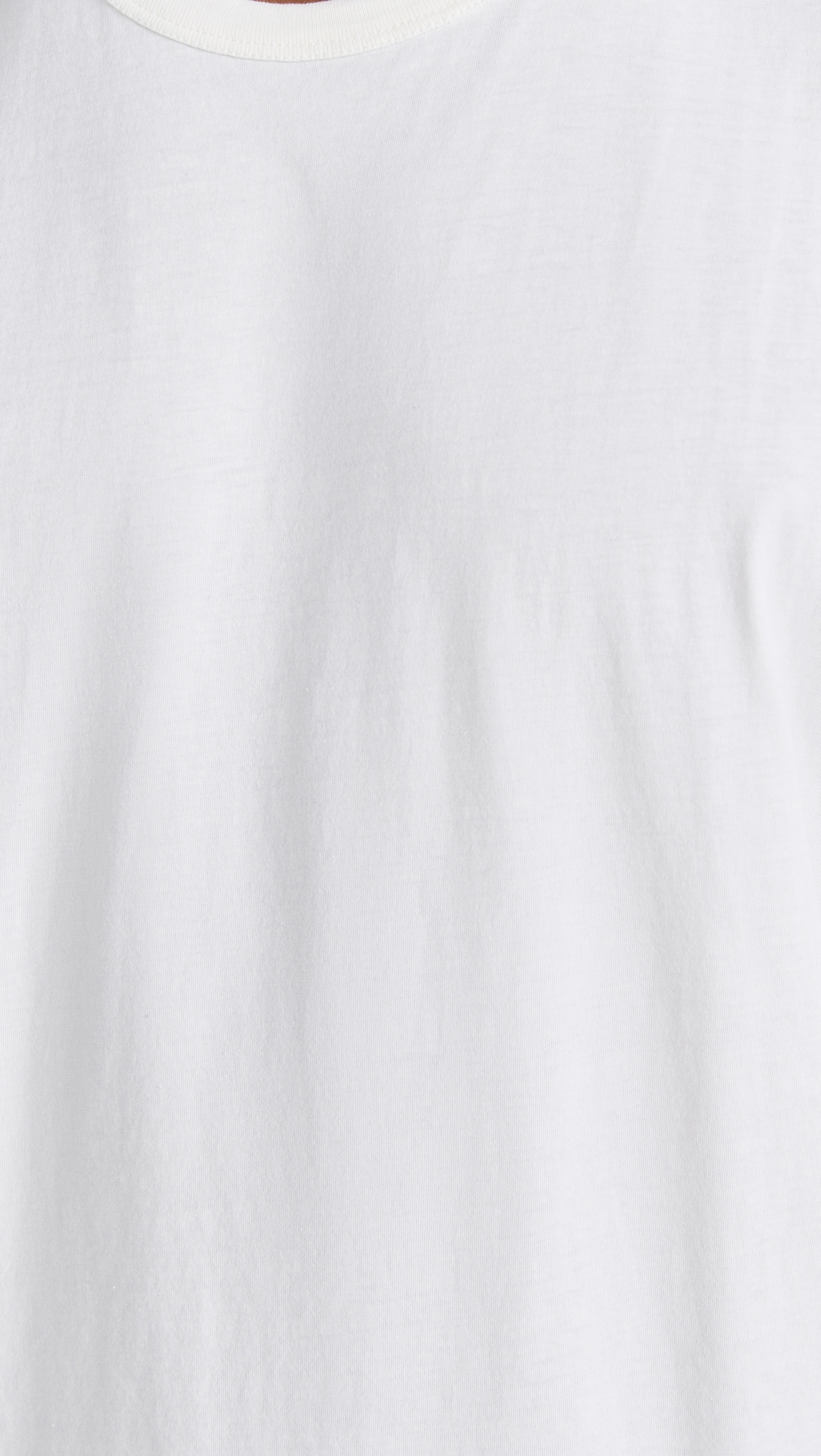 New Box T-Shirt White Clean Jersey