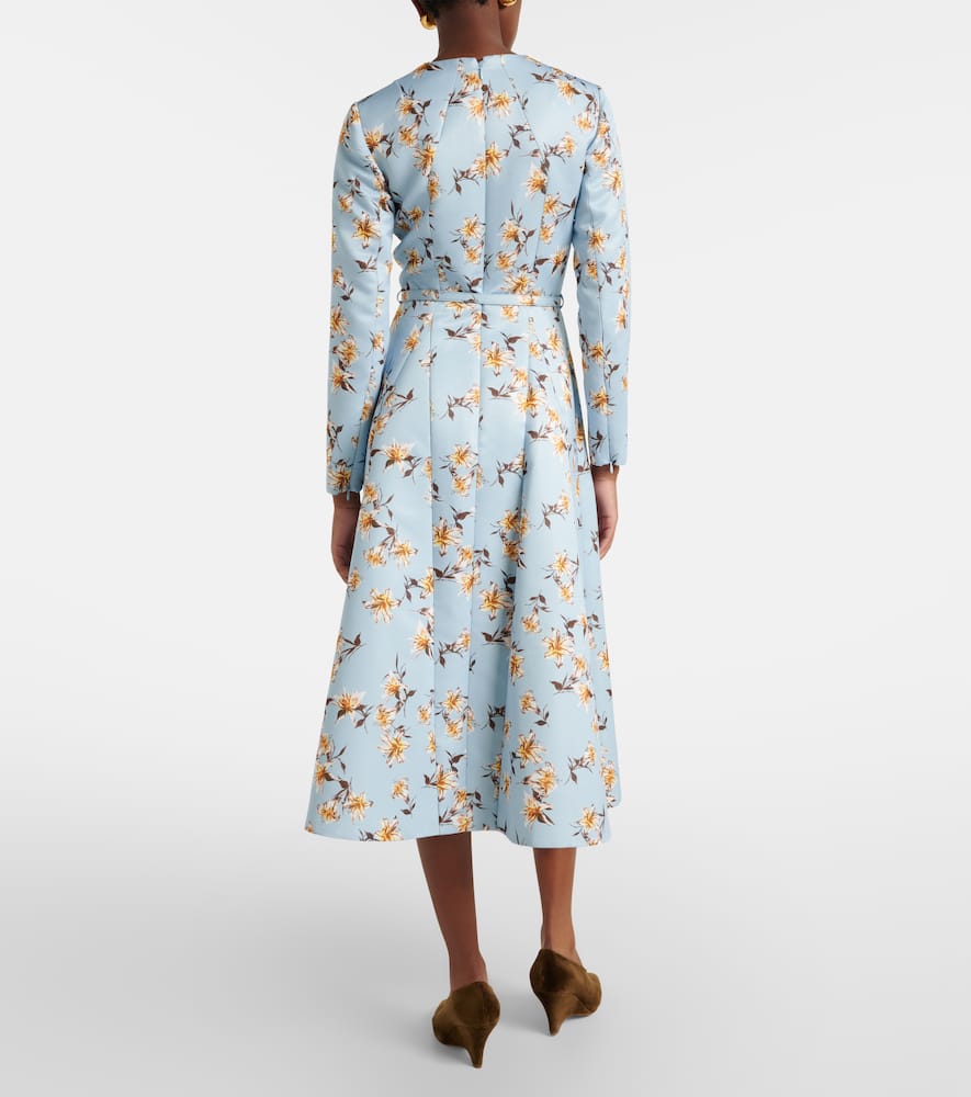 Ucellina floral midi dress