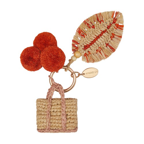 Leaf Charm keychain