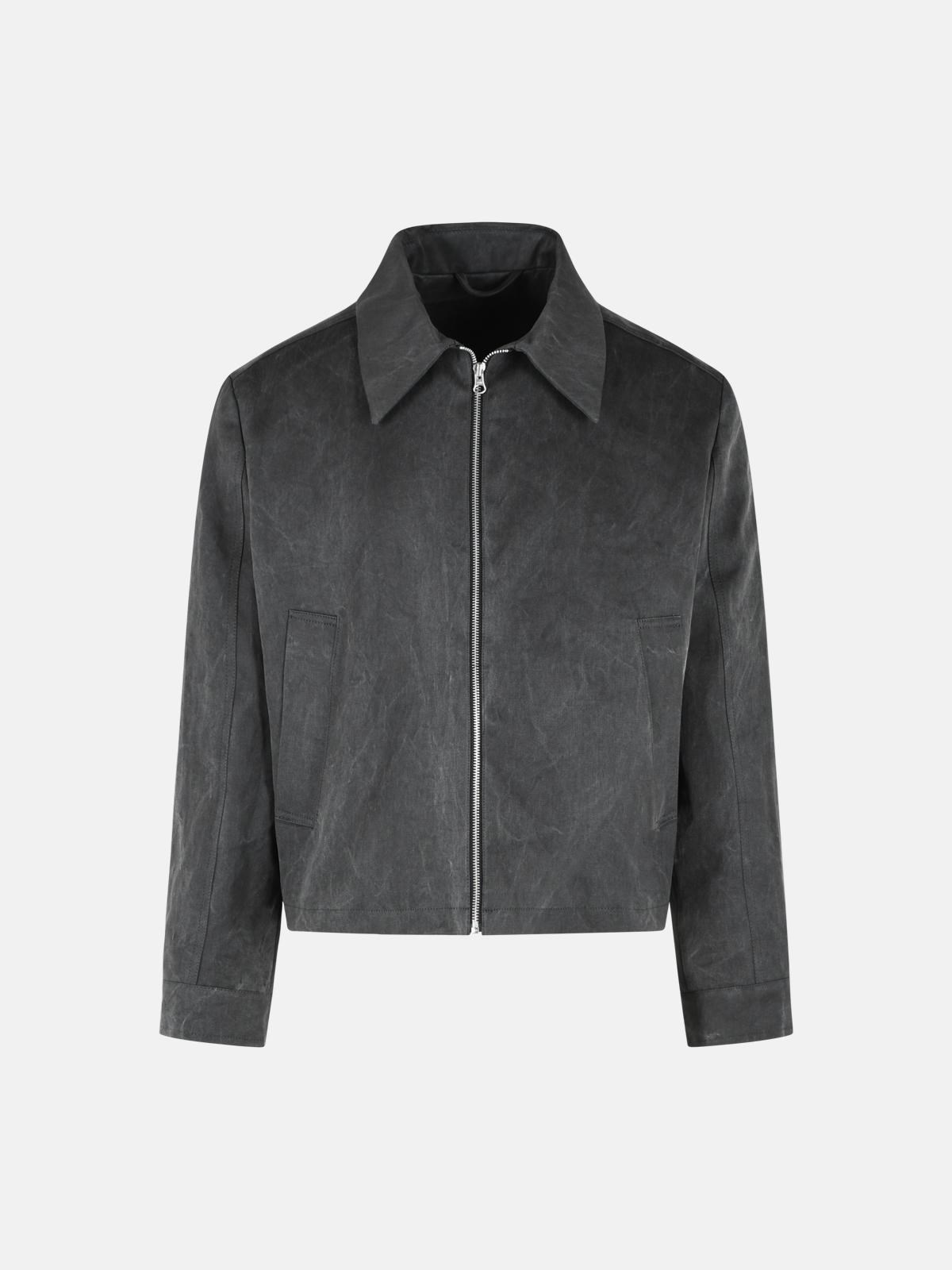 'Tazio' Grey Cotton Jacket