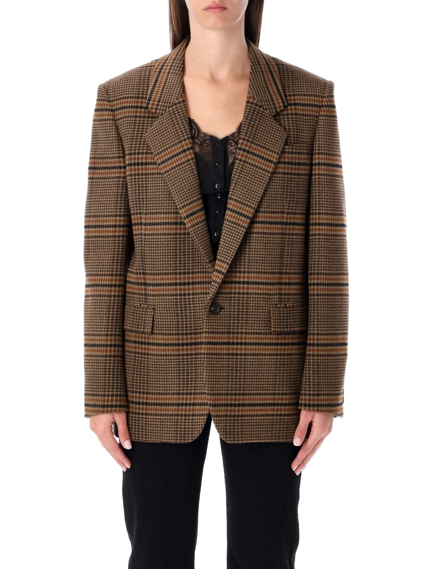Prince Of Wales Wool Jacket