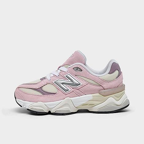 Girls Little Kids 9060 Casual Shoes in Rose Sugar/Ice Wine
