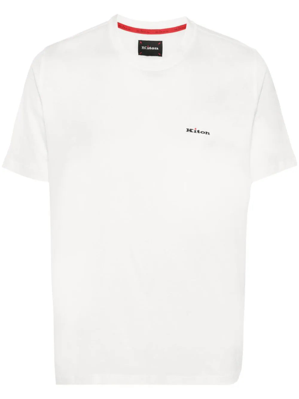 Embroidered-Logo Cotton T-Shirt — White