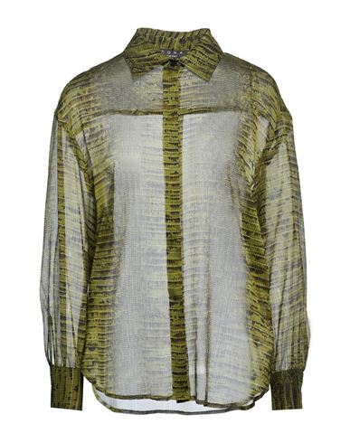 Woman Shirt Green Size 4 Polyester