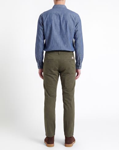 Roÿ Roger's Man Pants Military green Size 29 Cotton, Elastane