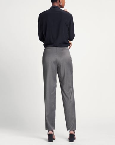 Woman Pants Grey Size 10 Polyester, Viscose, Elastane