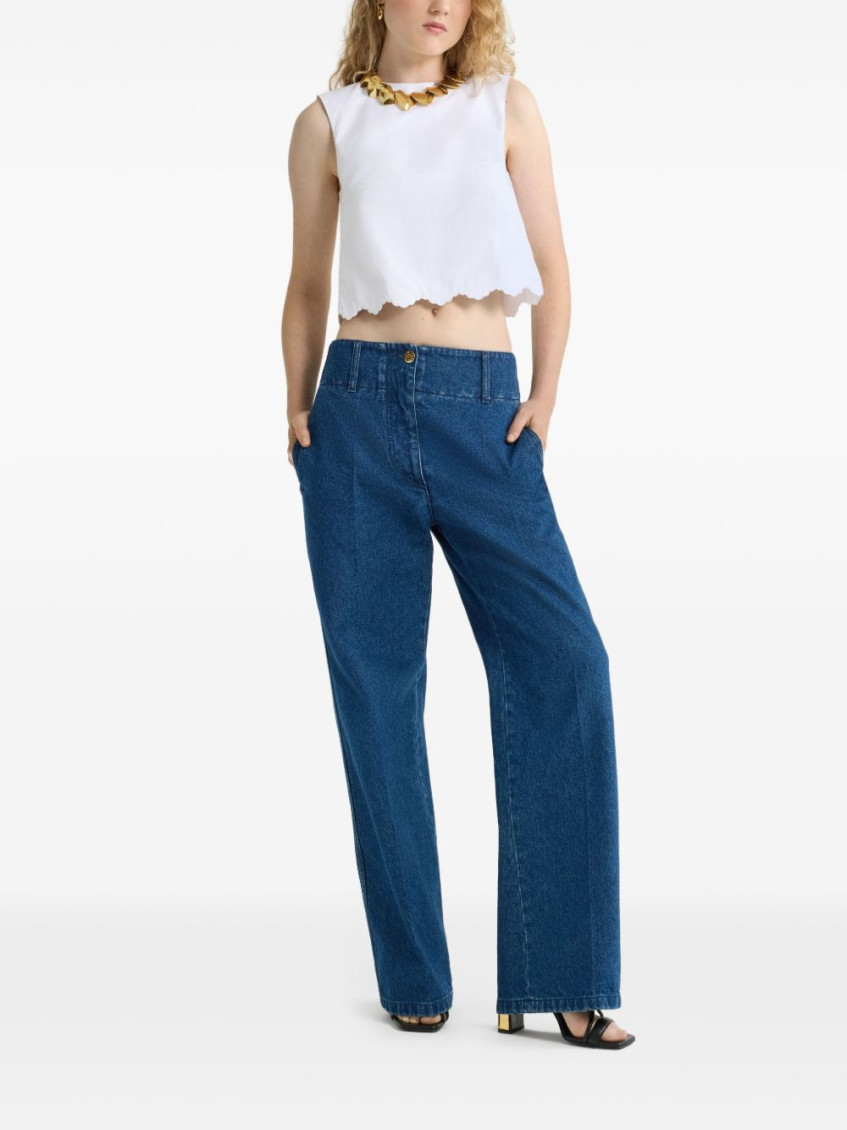 Short Poplin Top