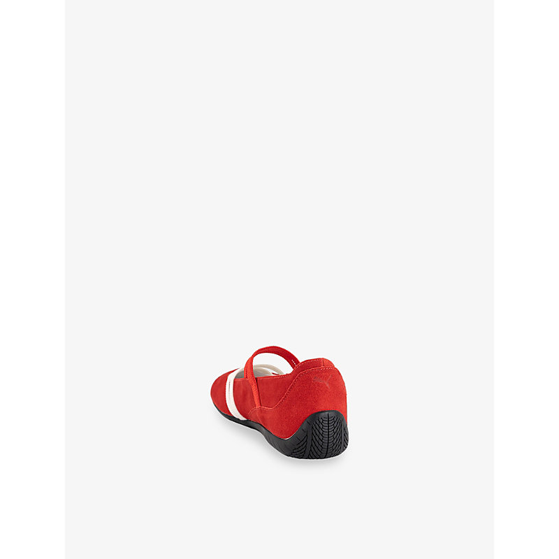 Womens Speedcat Ballet Suede Low-Top Trainers