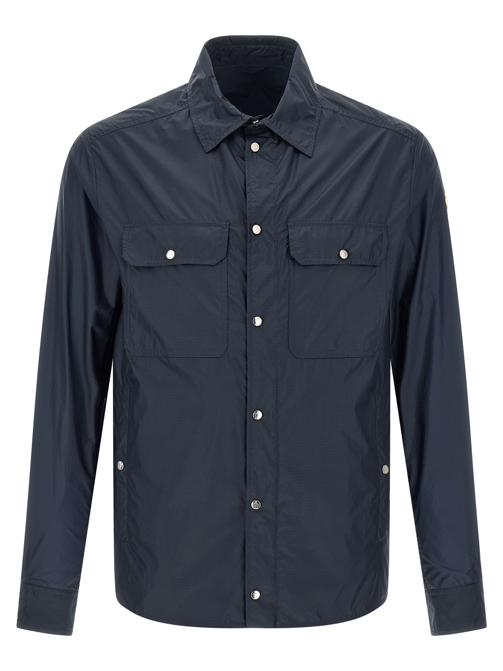 Polyamide Ripstop Overshirt — Blue