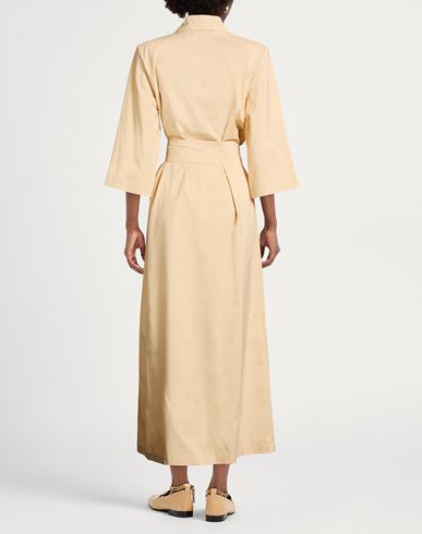 Woman Maxi dress Beige Size S Polyamide, Elastane