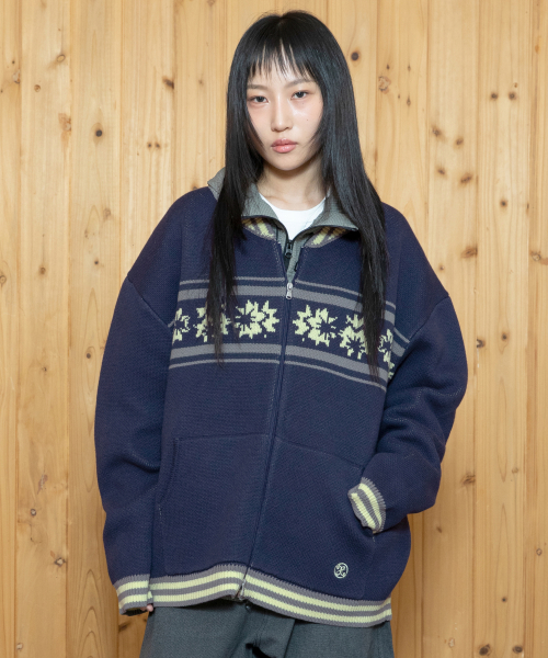 XTK161 Spore Stadium Knit Zip-Up