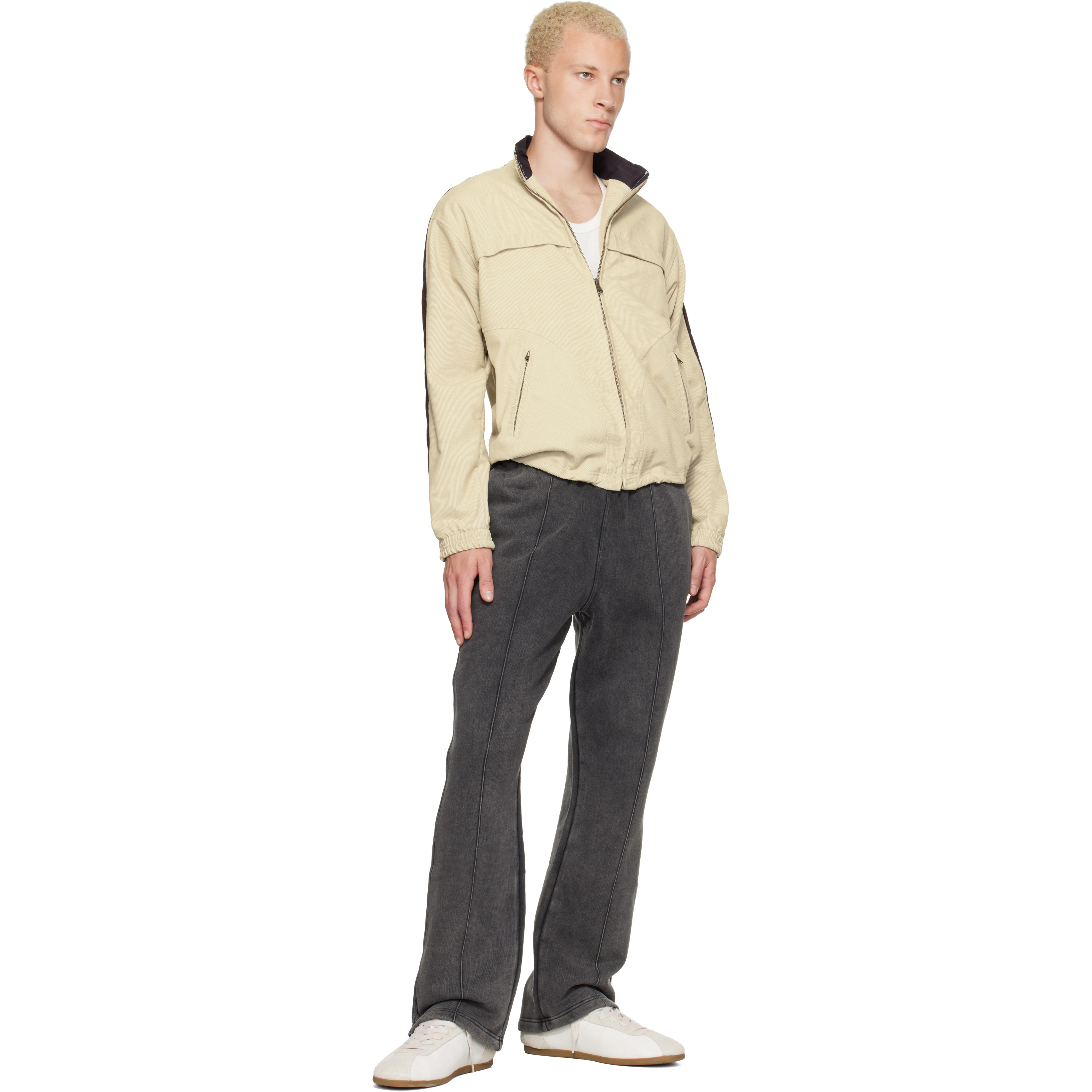 Gray Initial Sweatpants