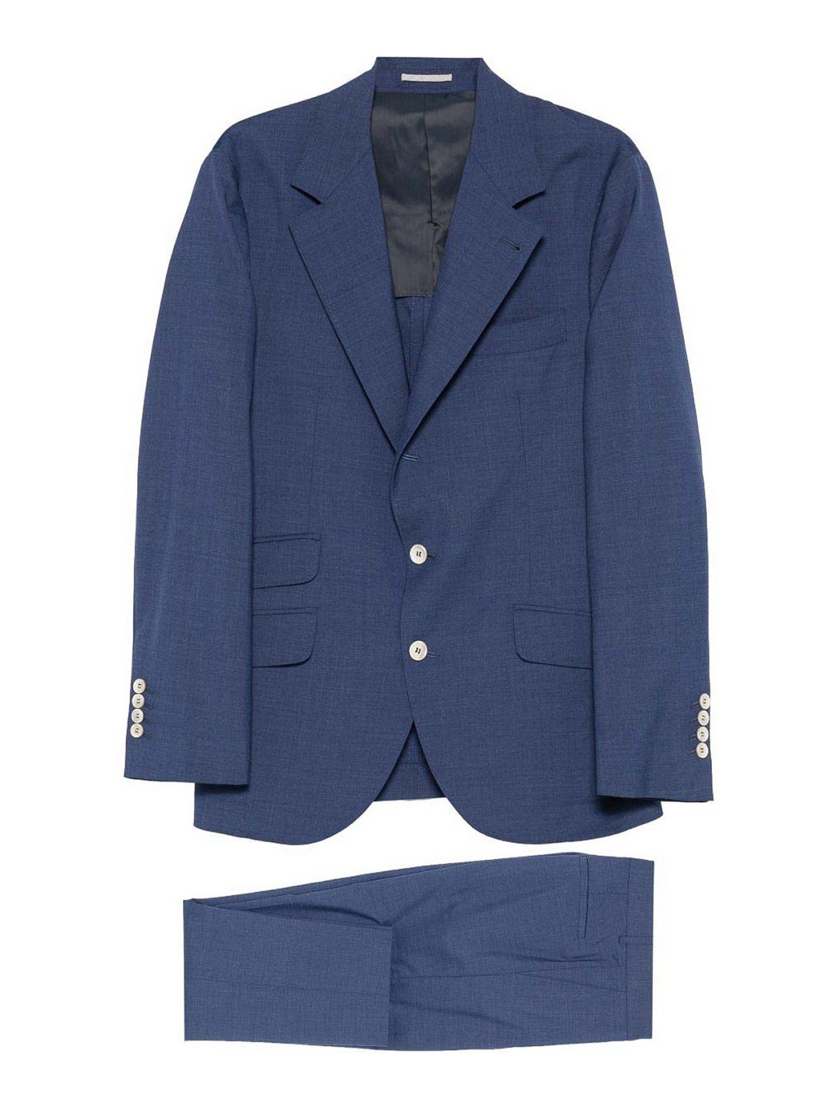 Wool Single-Breasted Suit