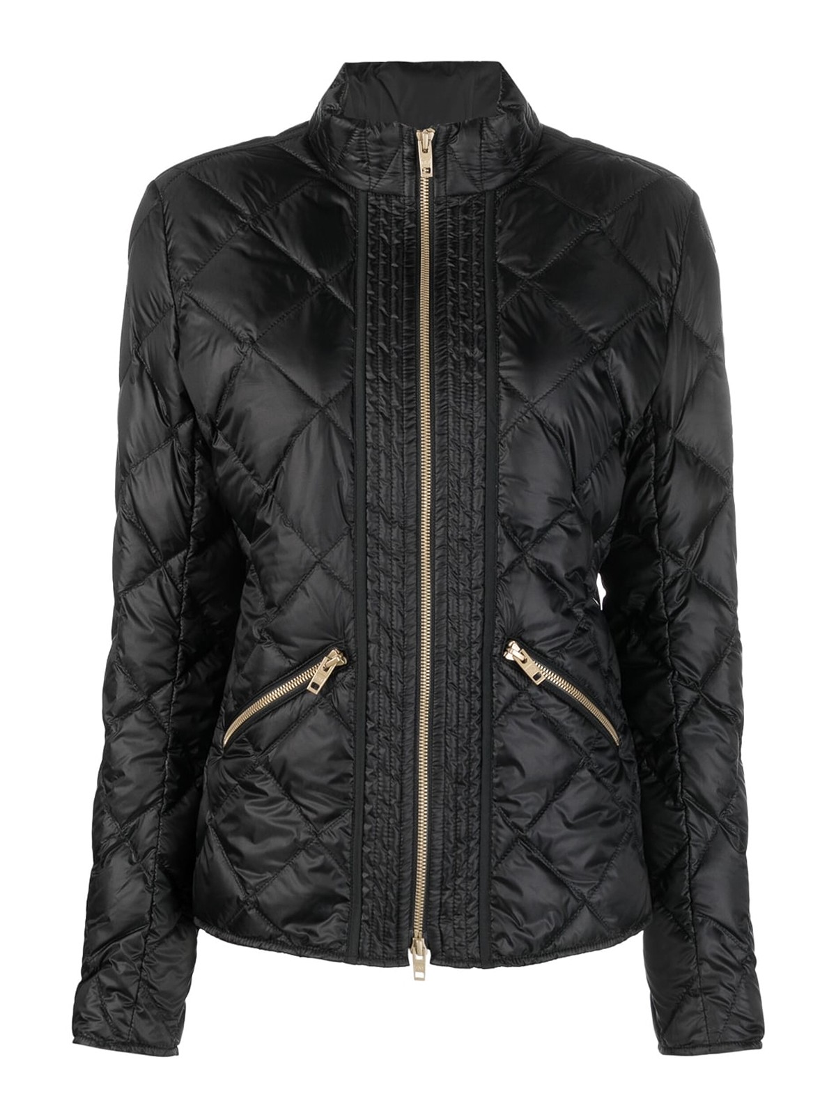 Diamond-quilt jacket