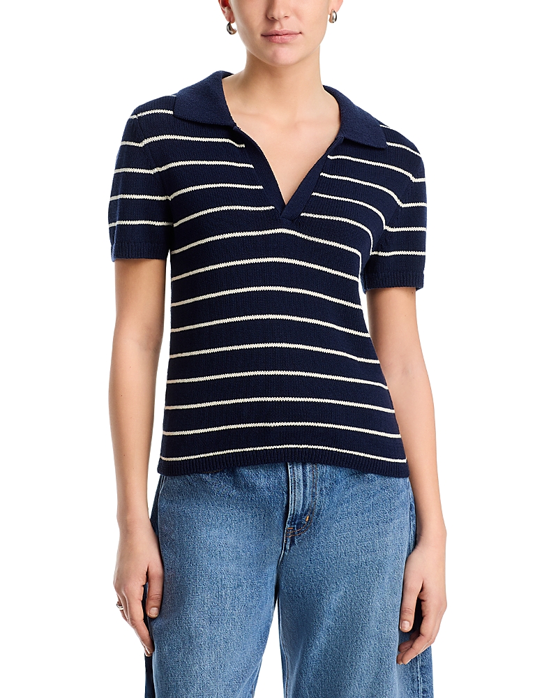 The Striped Short Sleeve Polo