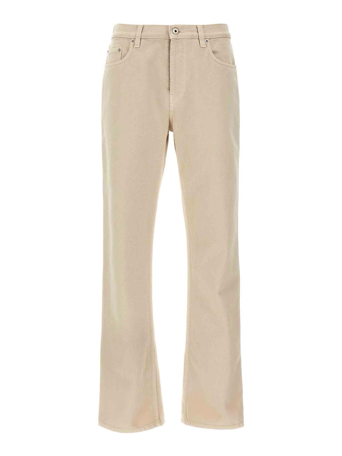 Jeans Woman color Beige