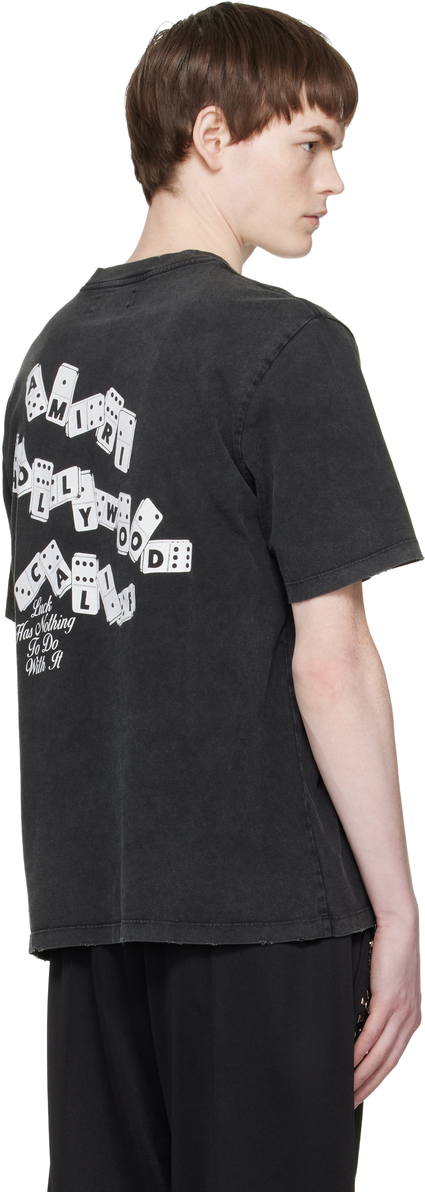 Black '' Domino T-shirt