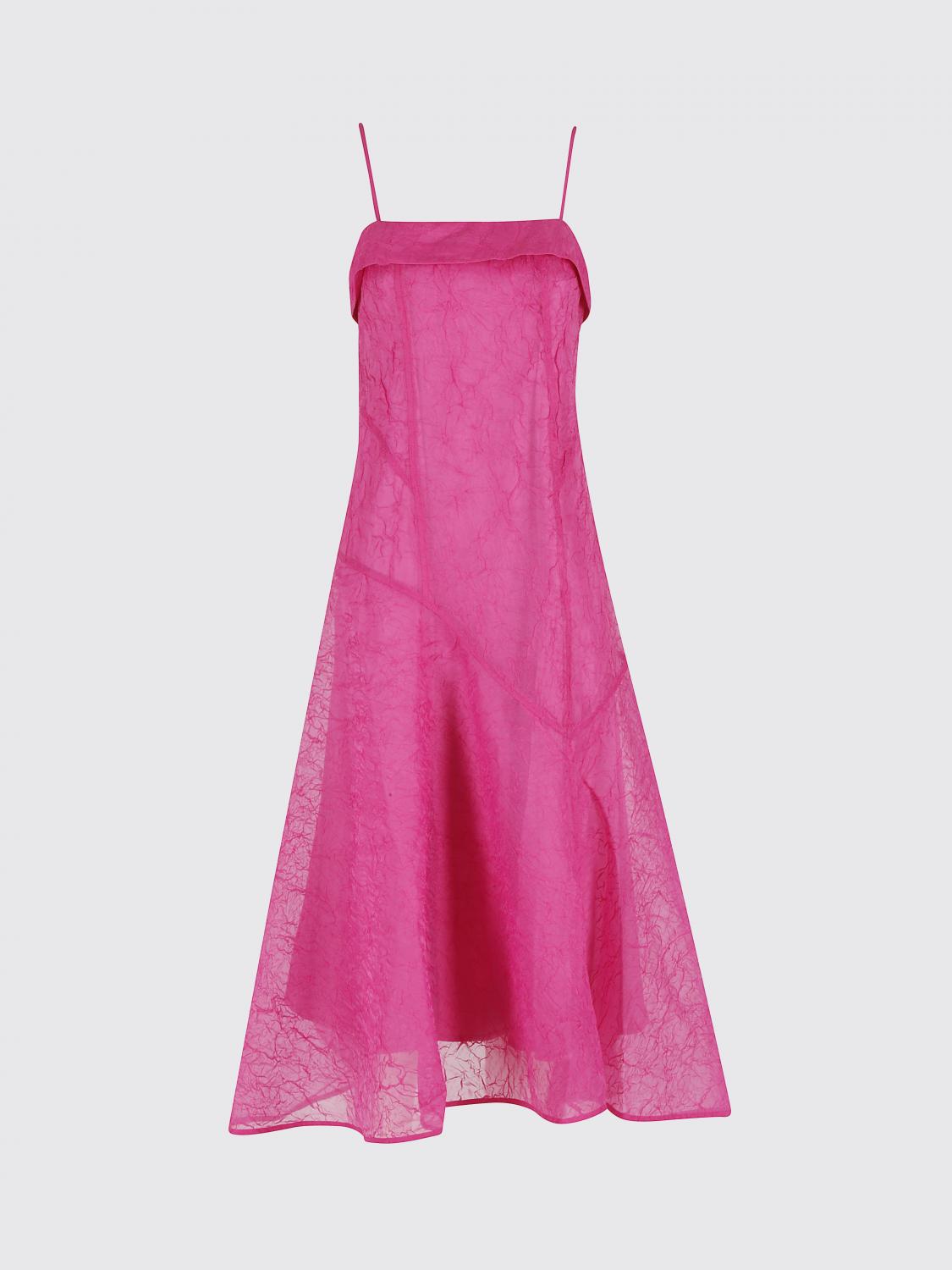 Dress Woman color Raspberry