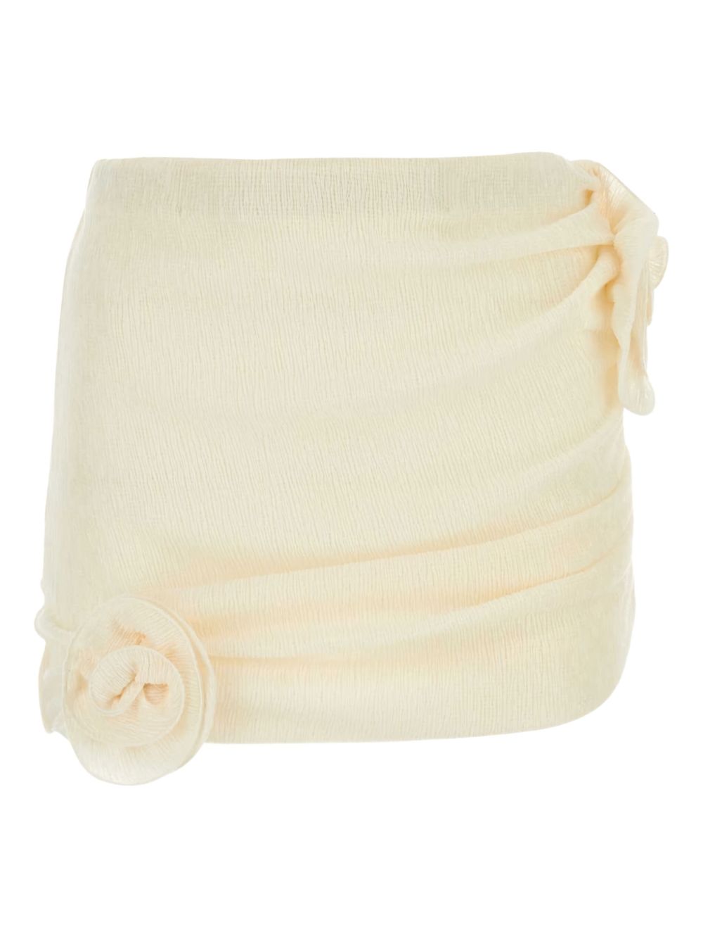 Magda Butrym ruched-detail skirt - Neutrals
