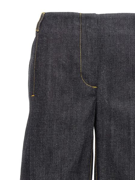 Tory Burch Faltenjeans mit Prinzessinnennaht