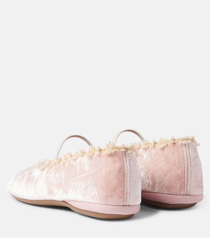 PèPè Velvet ballet flats