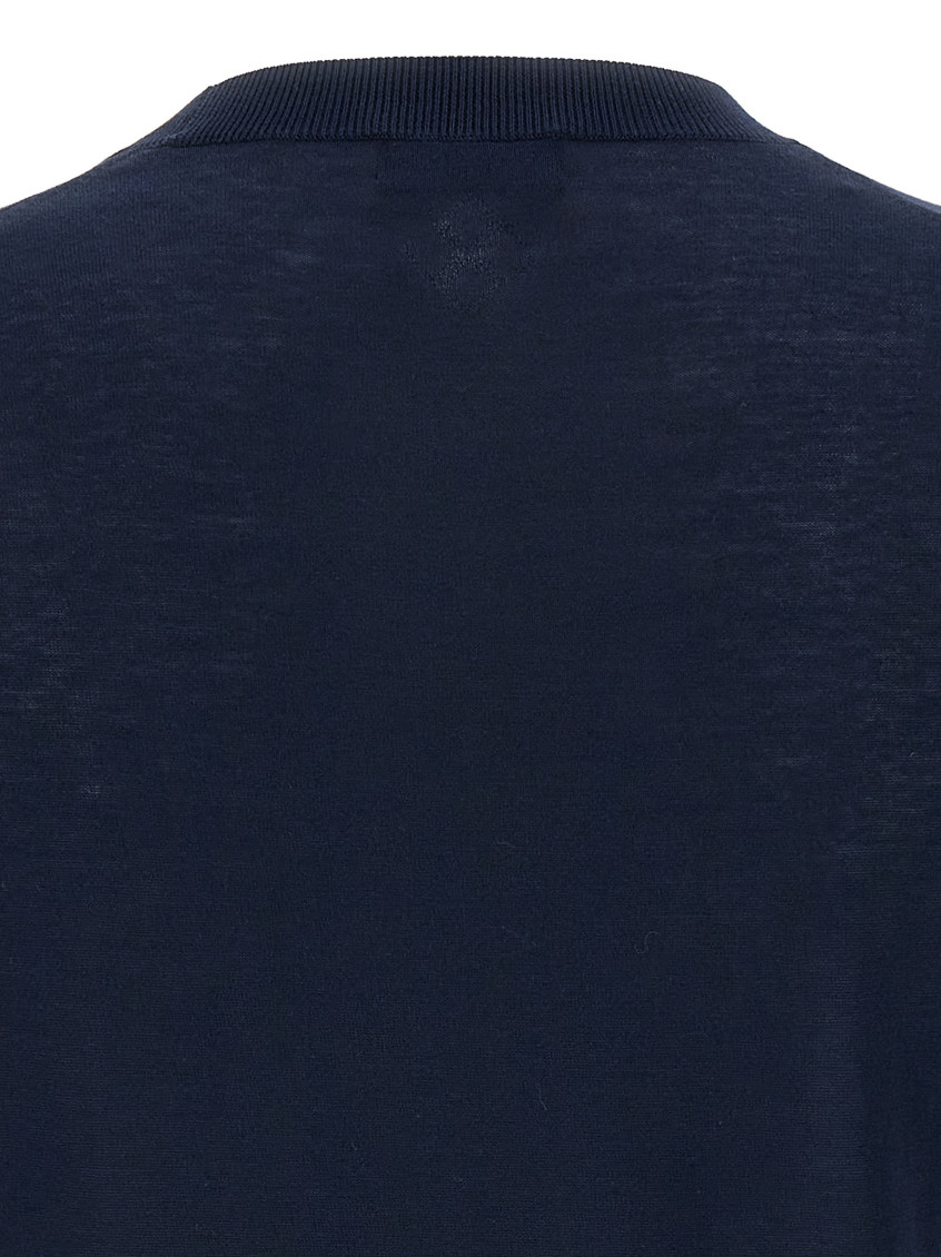 Blue Knit T-shirt
