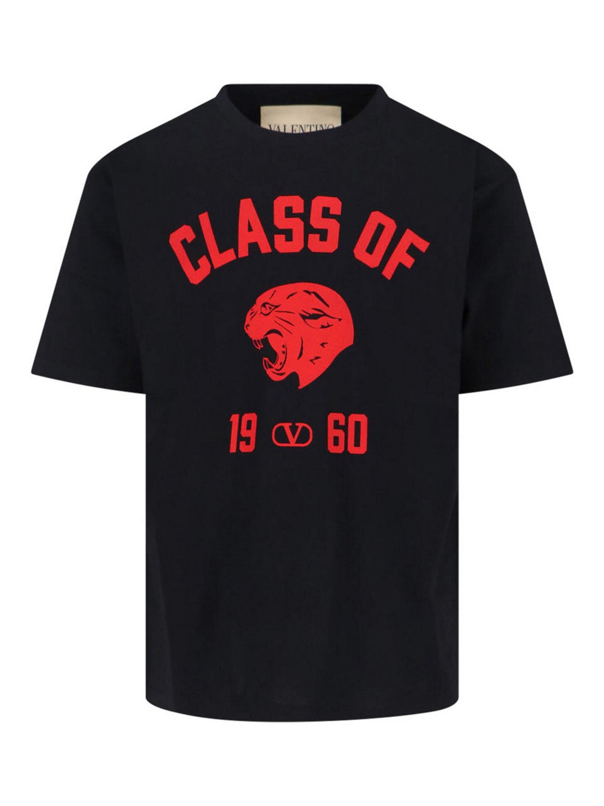 Valentino Garavani - silk nylon crew neck graphic t-shirt