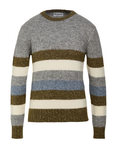 Officine Générale Man Sweater Grey Size XL Alpaca wool, Cotton, Polyamide, Wool