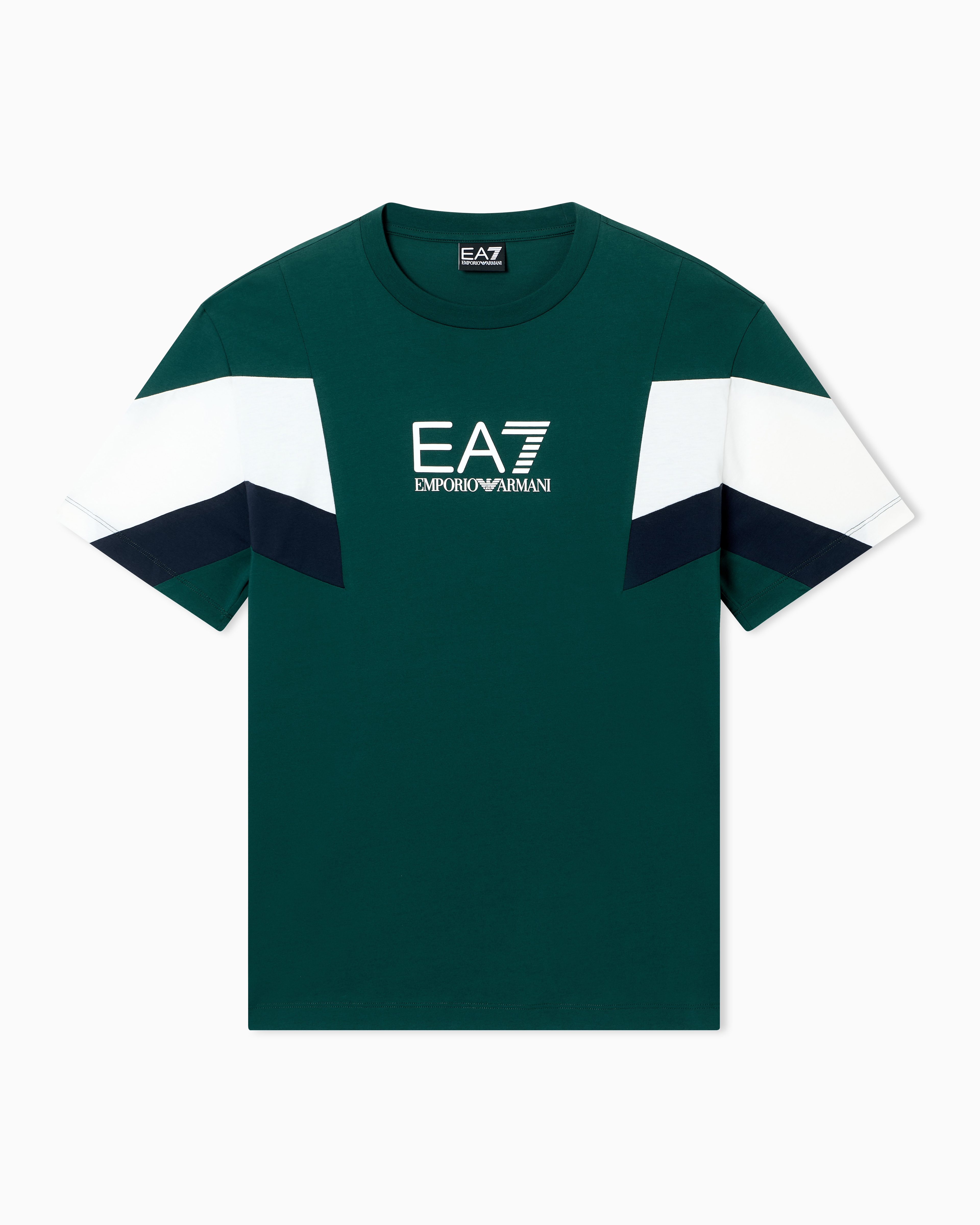 Summer Block cotton jersey crew-neck T-shirt